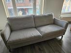 Lichtgrijze bank + 2 bijpassende stoelen set, Huis en Inrichting, Ophalen, Gebruikt, Driepersoons, 75 tot 100 cm
