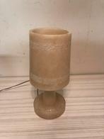 Alabaster albast tafellamp, Huis en Inrichting, Lampen | Tafellampen, Ophalen of Verzenden, Zo goed als nieuw, Minder dan 50 cm