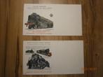 Enveloppen oude locomotieven / treinen, Ophalen of Verzenden, Gebruikt, Trein, Kaart of Prent