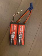 2x SERC 7100mAh 2S LiPo Batterijen, Ophalen of Verzenden, Gebruikt