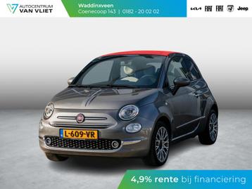 Fiat 500C 1.2 Star Fiat 500 1.2 Lounge l Rosso Cabriodak l A beschikbaar voor biedingen