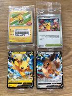 4 Pikachu promo kaarten - sealed Pokémon, Nieuw, Ophalen of Verzenden