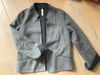 Sissy-boy grijs zwart wol vilt blazer XS, Ophalen of Verzenden, Zo goed als nieuw, Maat 36 (S), Grijs