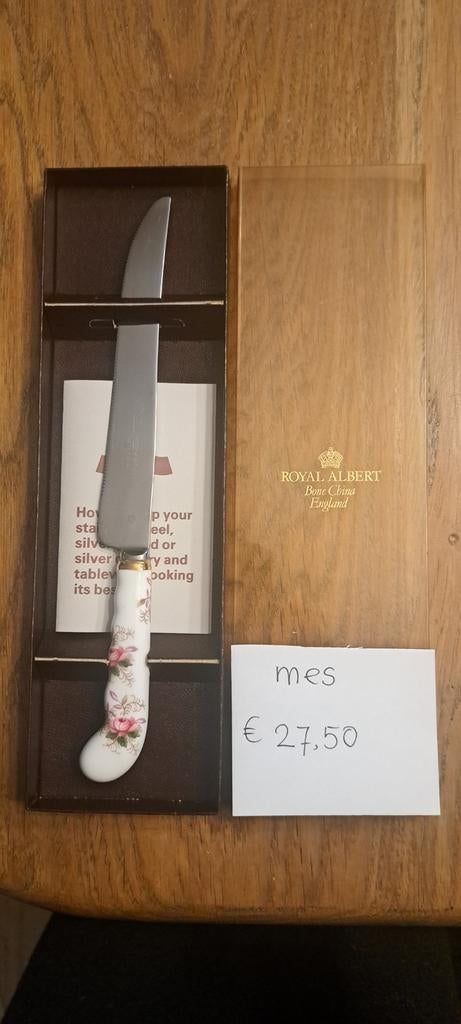 Royal Albert taartmes, Ophalen of Verzenden, Zo goed als nieuw, Rvs of Chroom