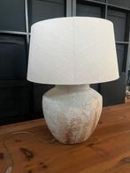 Landelijke Stenen tafellamp met Kap, Huis en Inrichting, Lampen | Tafellampen, Ophalen, Zo goed als nieuw, Minder dan 50 cm