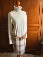 PURDEY rok ruit maat 42, Verzenden, Beige, Maat 42/44 (L), Zo goed als nieuw