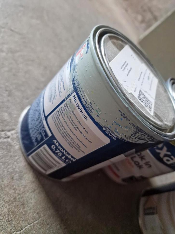 Flexa Mountain Mist hoogglans lak - Gamma, Doe-het-zelf en Verbouw, Verf, Beits en Lak, Gebruikt, Verf, Minder dan 5 liter, Groen