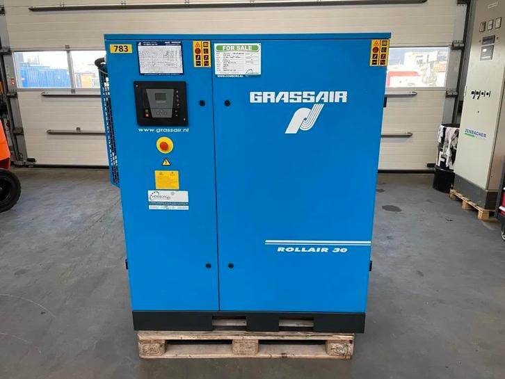 Grassair RLR30B G10 elektrische schroefcompressor 22 KW, 3.0, Zakelijke goederen, Machines en Bouw | Pompen en Compressoren, Ophalen of Verzenden
