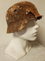 Bodemvondst Duitse militaire helm., Verzamelen, Ophalen of Verzenden, Landmacht, Duitsland, Helm of Baret