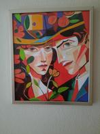 SCHILDERIJ, Ophalen of Verzenden, Minder dan 50 cm, Schilderij, 50 tot 75 cm