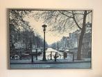 Ikea schilderij Amsterdam, Ophalen, 125 cm of meer, Zo goed als nieuw, Foto of Poster
