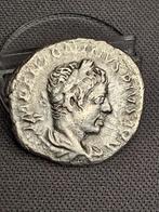 Zilveren Denarius Elagabalus - Romeinse Munt, Ophalen of Verzenden, Italië, Losse munt, Zilver
