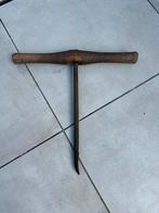 Antiek Holbeitel - hout - metaal - 43 cm lang - 45 breed, Antiek en Kunst, Antiek | Gereedschap en Instrumenten, Ophalen