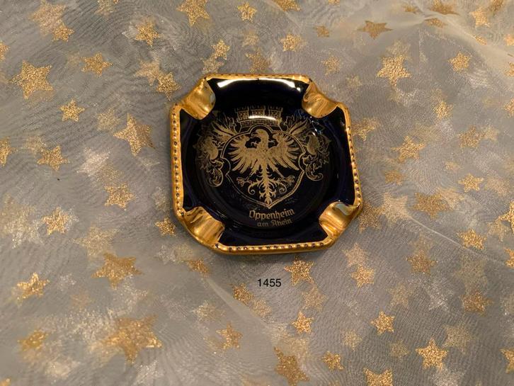 Echt Cobalt Asbak Bavaria Germany - 6cm, Antiek en Kunst, Curiosa en Brocante, Ophalen of Verzenden