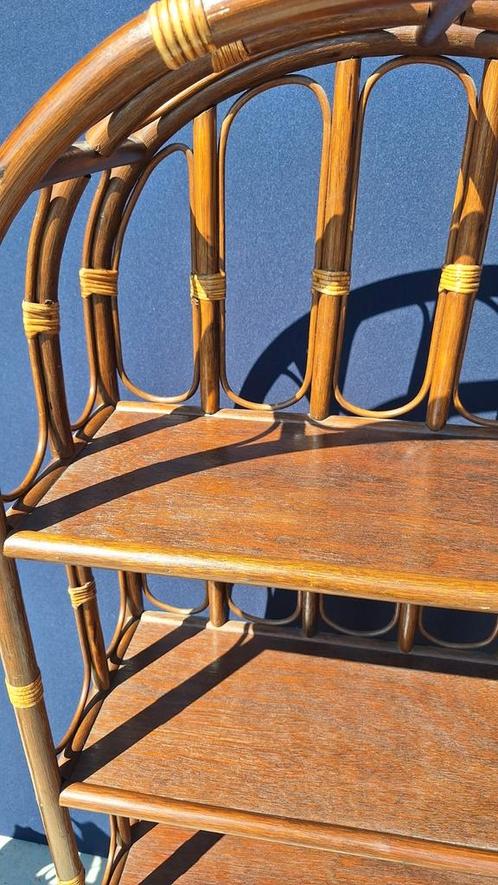 Vintage manou schappen kastje, handdoeken rek, roomdivider, Huis en Inrichting, Kasten | Stellingkasten, Gebruikt, Ophalen
