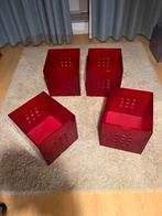 4 rode opbergladen voor kast Ikea Expedit, Ophalen, Zo goed als nieuw