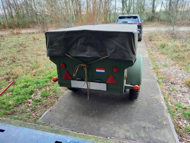 Polynorm met verhoogde huif en reservewiel Bjr.1954, Verzamelen, Militaria | Algemeen, Landmacht, Nederland, Ophalen
