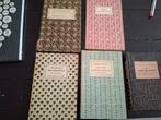 5 antieke dunne boekjes, Antiek en Kunst, Ophalen of Verzenden
