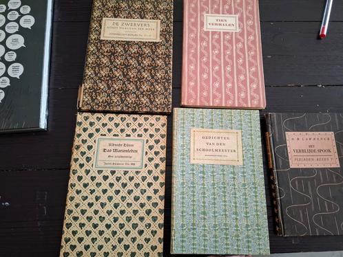 5 antieke dunne boekjes, Antiek en Kunst, Antiek | Boeken en Bijbels, Ophalen of Verzenden