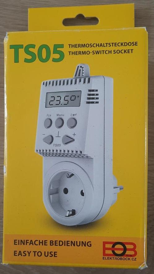 Thermostaat schakelaar, Doe-het-zelf en Verbouw, Elektra en Kabels, Nieuw, Schakelaar, Ophalen of Verzenden