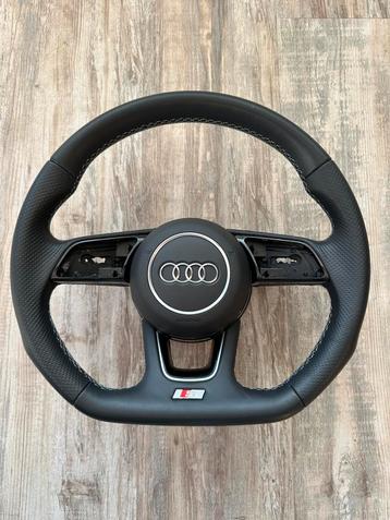 Audi A3 S3 8Y Afgevlakt Stuur met Airbag kap zonder knoppen beschikbaar voor biedingen