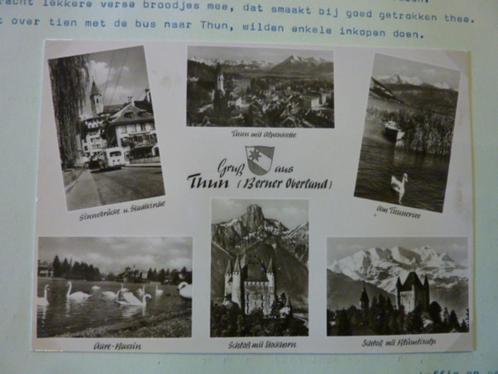 Ansicht Zwitserland - Grus aus Thun Berner Oberland, Verzamelen, Ansichtkaarten | Buitenland, Ongelopen, Overig Europa, 1960 tot 1980