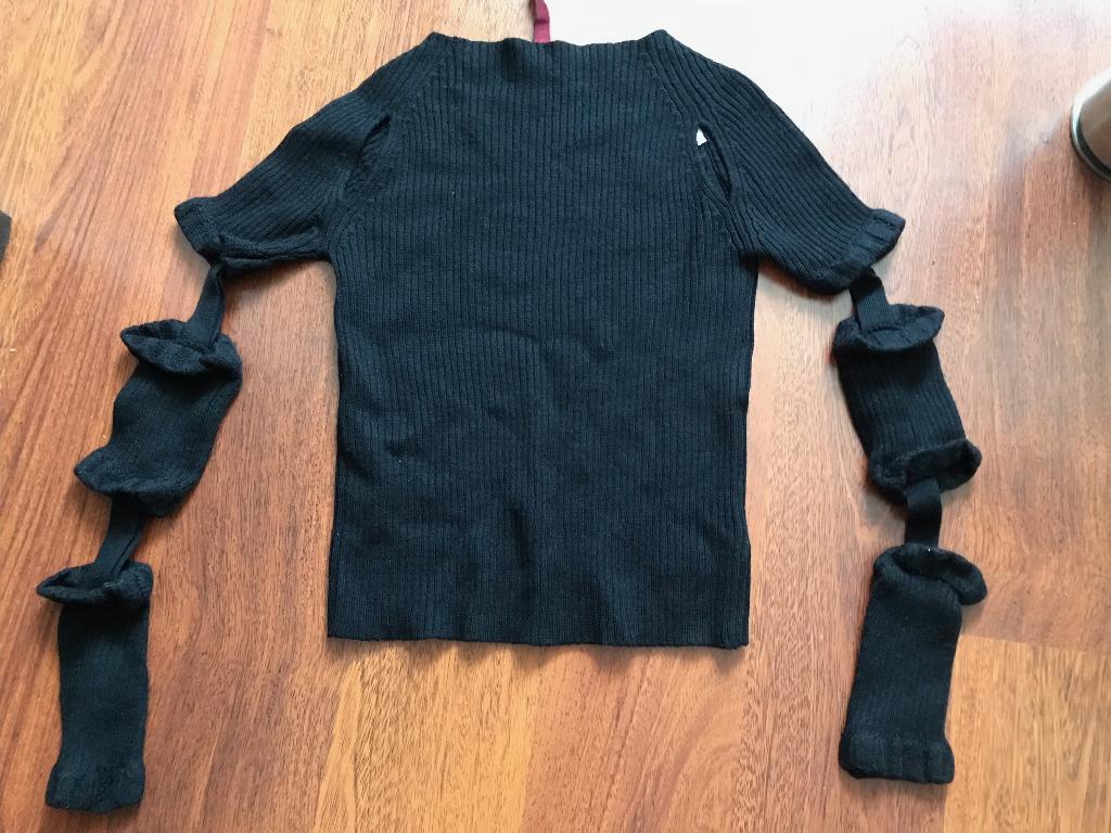 Ipse Gazebo merinowol zwart truitje - maat S, Ipse Gazebo, Zwart, Ophalen of Verzenden, Maat 36 (S)