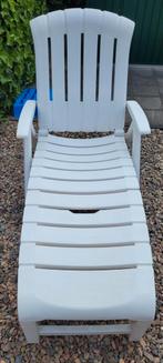 Mooi ligbed met kwalitatief kussen, Tuin en Terras, Ligbedden, Ophalen, Gebruikt, Kunststof