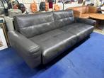 Rolf Benz RB50 jubileum bank Grijs / Taupe leer, Ophalen, 250 tot 300 cm, Gebruikt, Metaal