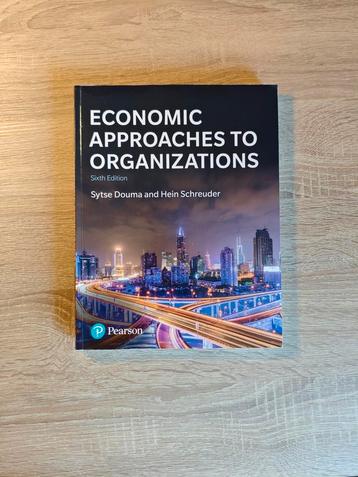 Economic approaches to organizations. beschikbaar voor biedingen