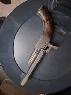 Antiek Dubbelloops Pistool, Antiek en Kunst, Ophalen of Verzenden