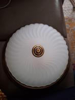 Plafonnière, Huis en Inrichting, Lampen | Plafondlampen, Ophalen of Verzenden, Zo goed als nieuw, Glas, Klassiek