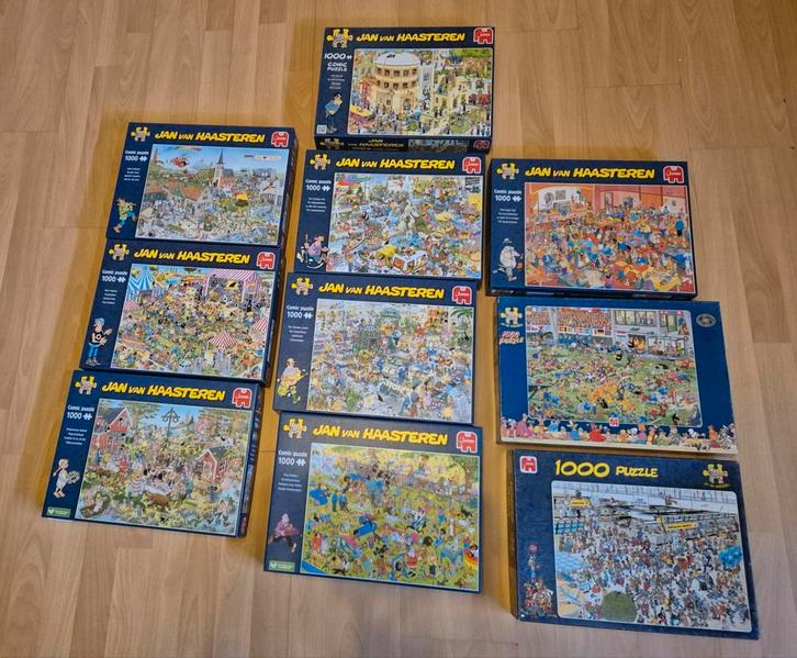 Jan van Haasteren puzzel, Hobby en Vrije tijd, Denksport en Puzzels, Zo goed als nieuw, 500 t/m 1500 stukjes, Ophalen of Verzenden