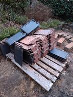 Roben Bergamo dakpannen - Gebruikt maar goed!, Gebruikt, Steen of Klei, Zwart, Ophalen of Verzenden