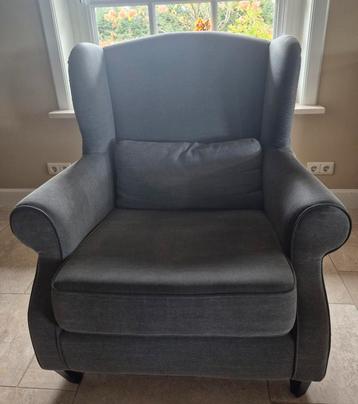Grijze fauteuil - puntgaaf! beschikbaar voor biedingen