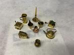 10 verschillende miniaturen van messing, Antiek en Kunst, Antiek | Koper en Brons, Ophalen of Verzenden, Koper