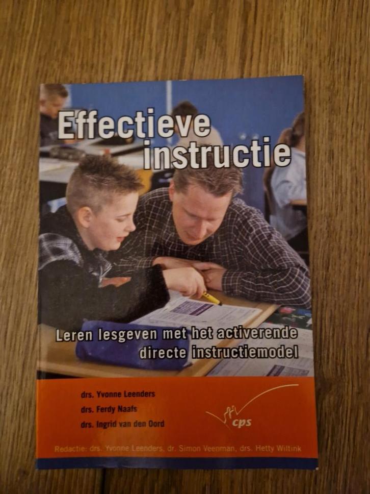 Effectieve Instructie - Lesgeven met Direct Instructiemodel, Boeken, Studieboeken en Cursussen, Gelezen, HBO, Ophalen of Verzenden