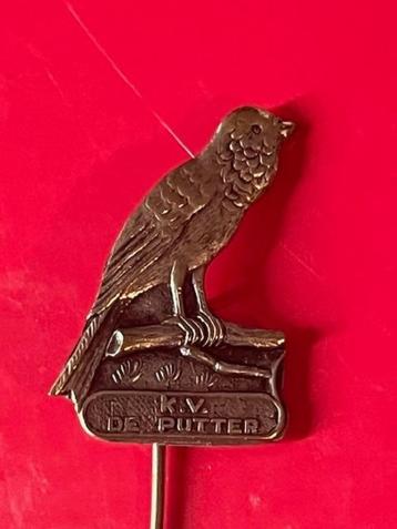 Metalen Speldje Vogel K.V. De Putter (Putten Gelderland) beschikbaar voor biedingen