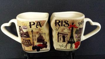 Set MOKKEN ~ Souvenir de PARIS ~ Stad van de LIEFDE, L'Amour beschikbaar voor biedingen