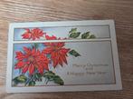Kerststerren - Poinsettia - kerst groet, Verzenden, Voor 1920, Gelopen, Feest(dag)