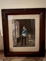 Antiek Ingelijst Portret – Handgekleurde Print, Ophalen