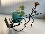 Vintage Deens Laurids Lønborg Riksja Bloempothouder Jaren 50, Antiek en Kunst, Kunst | Designobjecten, Ophalen of Verzenden