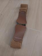 Te koop cognac elastiek riem, Kleding | Dames, Riemen en Ceinturen, Ophalen of Verzenden, Zo goed als nieuw