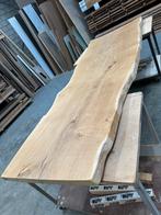 Eiken blad massief uit 1 deel, 320x105x6cm, Doe-het-zelf en Verbouw, Hout en Planken, Ophalen, Eiken, Zo goed als nieuw, Plank