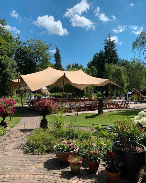 Mooie huurtent - tot 50 tot 200 personen, Tuin en Terras, Partytenten, Zo goed als nieuw, 8 meter of meer, 6 meter of meer, Verzenden