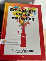 Grondslagen van de Marketing - Bronis Verhage, Ophalen of Verzenden, Zo goed als nieuw, Economie en Marketing