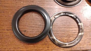 Gordijnringen zeil ringen 40 stuks metaal beschikbaar voor biedingen