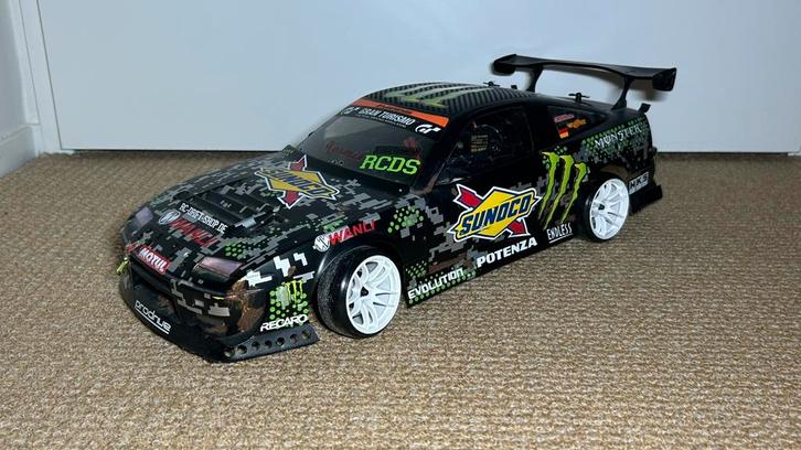 Yokomo Koguchi Nissan 180sx rc drift body, Hobby en Vrije tijd, Modelbouw | Radiografisch | Auto's, Gebruikt, Onderdeel, Elektro