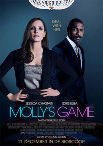 MOLLY ' S   GAME      filmposter. beschikbaar voor biedingen