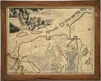 214. Kopergravure – kaart van Friesland en Groningen, 1725